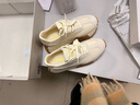 思加圖新款德訓(xùn)鞋阿甘鞋厚底增高板鞋休閑鞋女鞋S3843CM4 月色米 37 曬單實拍圖