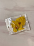 京蔻迪度假風(fēng)黃色花朵布藝耳釘女海邊彩色顯臉小耳環(huán)耳墜夸張個性耳飾品 夏日黃色度假風(fēng)銀針 曬單實(shí)拍圖