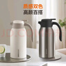 九陽(yáng)（Joyoung）保溫水壺家用大容量暖水壺溫宿舍學(xué)生熱水壺?zé)崴勘貕嘏?白色-1900Ml【玻璃內(nèi)膽】1900ml 曬單實(shí)拍圖