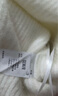 森馬（Semir）毛衣女冬季短款含羊毛破洞V領(lǐng)毛衫辣妹個(gè)性ins小個(gè)子101724107032 曬單實(shí)拍圖