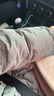 德瑪納【50D棉感仿記憶】冬季輕奢磨砂絨感90鴨絨漸變格紋羽絨服女 曬單實(shí)拍圖
