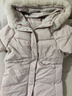 艾珠兒（Aizhuer）羽絨棉服女2025冬季新款好看中長款韓系加厚棉襖大毛領(lǐng)棉衣外套潮 粉色 M（建議105-120斤） 曬單實(shí)拍圖