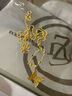 世紀(jì)緣黃金項(xiàng)鏈女小金珠肖邦鏈足金時(shí)尚金鏈子送女友生日禮物 7.68g【鏈長(zhǎng)42cm】 曬單實(shí)拍圖