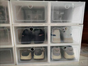 溫鑫福加厚透明鞋盒鞋柜塑料收納盒鞋盒防塵防潮收納柜家用簡(jiǎn)易宿舍鞋架 男品質(zhì)灰翻蓋6個(gè)【帶6共12個(gè)】 曬單實(shí)拍圖