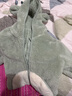 papa爬爬秋冬款男女寶寶動物造型外套抱抱絨上衣嬰兒保暖衣服 綠色 90 cm 曬單實拍圖