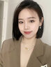 QPQK和田玉耳釘2025新款爆款高級(jí)感綠色耳環(huán)翡翠冰種耳墜女士媽媽耳飾 青玉10mm耳墜 曬單實(shí)拍圖