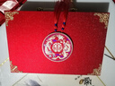 威爾基彩禮盒禮金箱訂婚錢箱20萬紅色定親手提箱結(jié)婚高級(jí)絨布聘金禮金盒 彩禮盒小號(hào)【可裝6—12萬】 曬單實(shí)拍圖