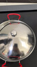 新式304不銹鋼酒精爐小火鍋干鍋鍋具家用套裝固體飯店鍋?zhàn)袩?304蜂窩干鍋帶蓋 9寸 曬單實(shí)拍圖