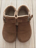 星期六（St&Sat）童鞋兒童女童勃肯鞋加絨小皮鞋2025春秋冬新款棉鞋復古休閑豆豆鞋 駝色 加絨 37碼 內長(cháng)23.0cm 曬單實(shí)拍圖