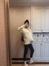 優(yōu)美珍日本孕婦打底褲棉褲秋冬款外穿托腹褲2024新款加絨加厚保暖褲孕裝 深灰色【春秋款】 XL 曬單實(shí)拍圖
