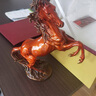 春錦秋鯉黃銅工藝品千里馬擺件玄關(guān)生肖裝飾品辦公室酒柜喬遷禮物 (順豐)TF035BSH黃銅寶石紅立馬成 曬單實拍圖