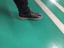 千百度（C.BANNER）新款頭層牛皮男鞋一腳蹬真皮軟底板鞋百搭運動(dòng)軟彈休閑鞋小白鞋 黑色 41 曬單實(shí)拍圖