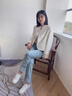 俞兆林新中式國風短外套女2025春秋新款小個子感洋氣小香風西裝上衣 白色 M 【建議85-115斤】 曬單實拍圖