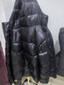 雪中飛黑曜石羽絨服男士短款連帽秋冬新款亮面高充絨加厚保暖極寒外套 黑色 190/104A 曬單實(shí)拍圖