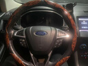 毅迅福特桃木方向盤(pán)套銳際探險者?？怂逛J界領(lǐng)界蒙迪歐致勝汽車(chē)把套 桃木紋【棕色】圓型三片 曬單實(shí)拍圖