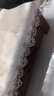 語(yǔ)斯絨餐桌布布衣歐式茶幾桌布蕾絲客廳茶幾布布藝長(cháng)方形花邊茶幾桌布 雙色花邊款 長(cháng)方：107*178 曬單實(shí)拍圖