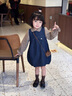 G.DUCKKIDS小黃鴨童裝女童春裝套裝春秋2025新款兒童碎花襯衫牛仔裙子兩件套 圖片色 90 建議1~2歲【 80-90cm】cm 曬單實拍圖