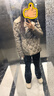 FitonTon高腰喇叭褲女秋冬加絨松緊腰馬蹄褲休閑垂感彈力黑色微喇褲 曬單實(shí)拍圖