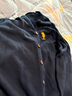 U.S. POLO ASSN.保羅針織男秋季商務休閑開衫毛衣男百搭保暖外套 寶藍 3XL  曬單實拍圖