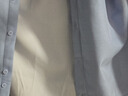 杉杉（FIRS）加絨羊毛可機洗長(cháng)袖襯衫男2025秋季新款加厚保暖休閑干部襯衣548 白色 175/92A 50 曬單實(shí)拍圖