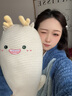 哈陪A類母嬰級抱枕長條側(cè)睡枕頭女生睡覺專用孕婦夾腿兒童大公仔靠枕 條紋小龍【A類嬰兒棉】 含枕芯 1.1米【獨立內(nèi)膽+可拆洗】 曬單實拍圖