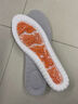 HYSMQ運動(dòng)鞋墊男軟底氣墊減震爆米花籃球鞋墊吸汗透氣軍訓軟彈久站不累 桔色 44碼 43-44 曬單實(shí)拍圖