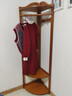 CATHYLOUTTE德國品牌實(shí)木轉角衣帽架臥室落地掛衣架家用客廳拐角衣服置物架子 轉角衣帽架【胡桃色-小號】 送貨上門(mén)-免費包安裝 曬單實(shí)拍圖