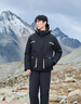 卡賓男裝 三防90鴨絨羽絨服2024秋冬新款寬松外套可拆卸帽街頭H 煤黑色01 L /175/50 曬單實(shí)拍圖