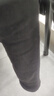 浪莎保暖內衣女單件加厚加絨打底美體秋衣無(wú)縫秋冬保暖上衣 黑色 曬單實(shí)拍圖