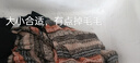 恒源祥半高領(lǐng)100%羊絨衫女毛衣秋冬時(shí)尚慵懶條紋加厚寬松針織打底羊絨衫 桔色 2XL  130-140斤 曬單實(shí)拍圖