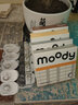 moody美瞳日拋10片小情緒系列日拋大小直徑裝彩色隱形眼鏡 禮物 冷焰冰山灰 0度 曬單實(shí)拍圖