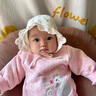 李晨曦嬰兒帽子春秋款護(hù)囟門(mén)帽可愛(ài)公主百搭女寶寶遮陽(yáng)帽包頭帽薄款洋氣 常小花朵包頭帽—粉色玫瑰 適合2-12個(gè)月寶寶頭圍40—48CM 曬單實(shí)拍圖