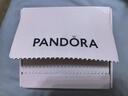 潘多拉（PANDORA）閃耀交錯星星串飾鏤空幸運星精致教師節禮物多色 763590C01均碼 曬單實(shí)拍圖