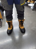 迪卡儂（DECATHLON）雪地靴男戶外防水冬季防滑加絨加厚棉鞋東北靴子雪靴- 棕黃色 41 曬單實(shí)拍圖