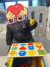 戴維貝拉（DAVE＆BELLA）男童冬裝新款新年羽絨服兒童連帽外套洋氣男寶寶上衣小童衣服 墨黑【現(xiàn)貨】 100cm 【充絨量72g】 曬單實(shí)拍圖