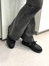 COZY STEPS可至男女款春季新款休閑復(fù)古德訓(xùn)鞋舒適輕便法棍鞋 黑色（女） 37 曬單實(shí)拍圖