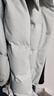 雅鹿短款羽絨服2025新款冬季純色百搭可拆卸帽面包服小個(gè)子冬裝外套 冰川藍 【滿(mǎn)背石墨烯 科技蓄熱】 XL (170) 建議135-150斤 曬單實(shí)拍圖