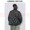 UR2024秋冬新款女裝潮流拼接水波紋絎縫保暖羽絨服UYV140006 曬單實(shí)拍圖