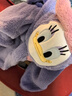迪士尼（DISNEY）童裝兒童女童舒棉絨連帽睡袍抑菌抗靜電家居服24冬DB442LE05紫140 曬單實(shí)拍圖