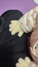 SKONWAT兒童手套五指分指女童嬰兒寶寶秋冬款可愛男童小孩加厚1-3歲2保暖 黃色-LUCK兔（全指手套） 約0-2歲半）彈力好 曬單實(shí)拍圖