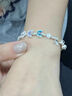老鳳祥和田玉手串女純銀鈴蘭手鏈轉運珠紀念日情人節生日禮物送女友 【和田玉】鈴蘭手串 曬單實(shí)拍圖