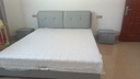 惠尋 京東自有品牌 床現代風(fēng)單人床1.5米床大床1.8米x2米雙人床床主臥 床+T333全拆-20cm乳膠床墊+2柜 【淺灰】1.8米x2米(框架結構） 曬單實(shí)拍圖