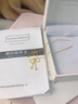 歐顏黃金蝴蝶結(jié)耳線女新款999足金在逃公主流蘇耳釘生日禮物送女友 999足金/支持克重多退少補(bǔ) 曬單實(shí)拍圖