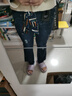 每時女裝春季微喇叭褲女毛邊牛仔褲女彈力褲子女9203深藍(lán)29 曬單實拍圖