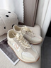 NINE WEST/玖熙阿甘鞋女厚底復古德訓鞋百搭軟底 NR510902CE 白色37 曬單實拍圖