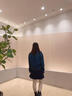 lagogo【蘭花系列】復古通勤牛仔外套女拉谷谷2025春新款寬松上衣 深牛仔藍 L 曬單實拍圖