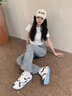 艾弗森艾弗森籃球鞋男低幫網(wǎng)面透氣耐磨增高緩震學(xué)生球鞋比賽訓(xùn)練運動鞋 白黑 40 曬單實拍圖