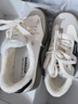 回力官方女鞋加絨德訓鞋女2025冬季保暖運動(dòng)鞋子女加厚棉鞋女 米黑 35 曬單實(shí)拍圖