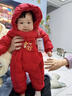 迷你巴拉羽絨服連體衣加厚外出嬰兒衣服紅色2025新【新秋季聯(lián)名款】 中國紅60611 80 cm 曬單實(shí)拍圖
