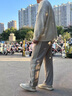 康龍男鞋夏季2025新款板鞋男真皮鏤空透氣網(wǎng)面鞋輕便舒適軟底運動鞋潮 砂礫米 41 曬單實拍圖